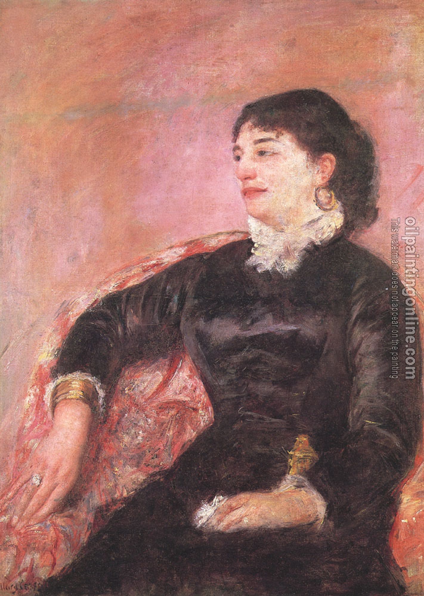 Cassatt, Mary - Portrait of an Italian Lady
